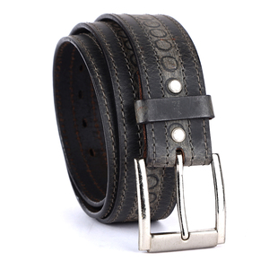 Cinturón Formal de Cuero Genuino para Hombre con Hebilla de Latón, Ligero y Duradero, Longitud y Ancho Personalizables - Product Image 3