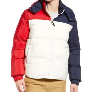 2024 OEM personnalisé décontracté hiver chauffé hommes bulle doudoune veste de haute qualité léger à capuche haute rue Logo personnalisé - Product Image 5