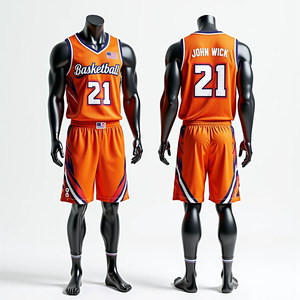 RTS คุณภาพสูงได้รับการปรับแต่งเครื่องแบบบาสเก็ตบอลของผู้ชายเสื้อบาสเก็ตบอลแห้งเร็วระบายอากาศได้ดี - Product Image 1