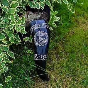 Vaso Vikingo Clásico Medieval, Duradero, Ecológico, Hecho a Mano con Cuerno de Búfalo, Exportaciones Globales, Bebida Segura para Celebraciones y Cosplay - Product Image 4