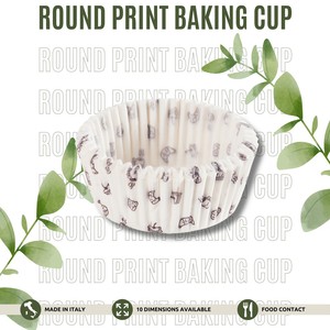 Forros para Cupcakes de Papel Blanco Ondulado, Ecológicos, Reciclables y Personalizables, Hechos en Italia, Resistentes a la Grasa, 70 mm de Diámetro, Desechables - Product Image 2