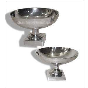 Custom Design Metal Salad Bowl Food Serving Bowl Dinnerware Home Ad Hotel Tabletop Bowl Handmade Silver Finished - Product Image 5