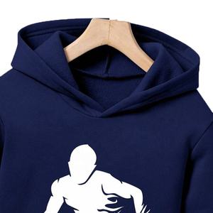 ชุดกีฬาฤดูหนาวของผู้ชาย2ชิ้นเสื้อฮู้ดและกางเกงวิ่งพร้อมป้ายฉลากส่วนตัวเป็นมิตรกับสิ่งแวดล้อม - Product Image 3