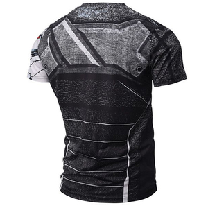 2024 T-Shirt décontracté en polyester à manches courtes pour hommes personnalisés 3D imprimé plage été mode Style formel tricoté méthode de tissage - Product Image 2
