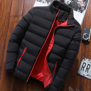 Puffer uniforms Women's Mid Length <b>Down</b> <b>Fill</b> Coat with heat transfer Trim Hooded Puffer Bubble Coat - Product Image 5