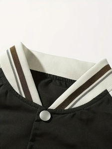 Chaqueta de béisbol de lana reversible de lujo para hombre, chaqueta universitaria estilo Letterman, chaqueta de bordado alto para hombre - Product Image 3