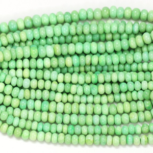 Cuentas de Ópalo Verde Pista: Cuentas de Piedras Preciosas Redondas AAA, 7-10 mm - Product Image 2