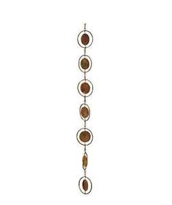 Chaîne de pluie suspendue élégante pour gouttière de toit, chaîne de drainage décorative en métal - Product Image 2