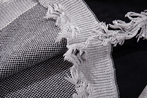 Pull-over en tricot personnalisé OEM pour hommes en coton jacquard d'hiver déchiré col rond anti-rides LOGO - Product Image 2