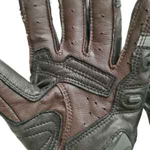 ถุงมือมอเตอร์ครอสหนังครึ่งนิ้วสำหรับทั้งชายและหญิงวัสดุทนทานออกแบบได้ตามต้องการ - Product Image 4