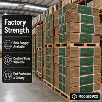 Boîte d'expédition pliable écologique en carton ondulé, emballage personnalisé avec logo pour le commerce électronique