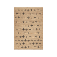 Tapis et tapis réversibles antidérapants en jute et chanvre tissés, fabriqués en Inde, pour salon