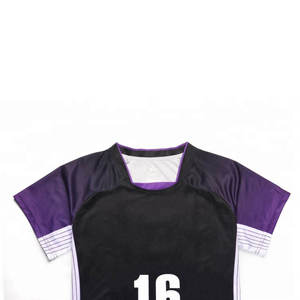 Diseños de uniformes de voleibol personalizados para hombres y mujeres con el logotipo de tu club de la mejor calidad en color sólido - Product Image 4