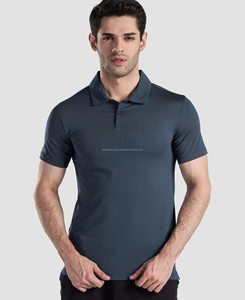 Camisa de punto personalizada para hombre, estilo hip hop, con botones, manga corta, transpirable, 100% poliéster, venta al por mayor, MOQ bajo - Product Image 1