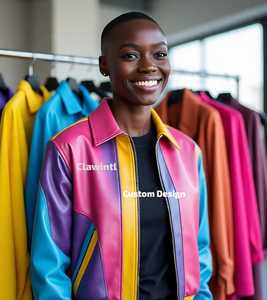 Chaquetas de cuero personalizadas Premium Proveedor de diseñador de moda Proveedor de chaquetas de cuero a medida de EE. UU. Para diseñadores de moda Hecho en EE. UU. - Product Image 2