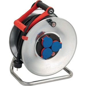 Brennenstuhl Garant S 40 m Cable Reel H07RN-F 3 X 1.5 Mm 290 mm 3 Safety <b>Sockets</b> Sheet Steel IP44 Power Cords & <b>Extension</b> Cords - Product Image 1