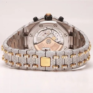 Reloj de Diamantes Totalmente Cubierto de Moissanita, Reloj de Lujo Sólido para Hombre, Joyería de Moda Hip Hop, Esfera de Cuarzo - Product Image 4