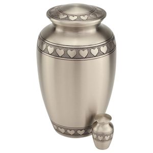 Urna Funeraria de Metal Hecha a Mano para Adultos, Diseño Moderno Grande, Urna Decorativa para Cenizas Humanas - Product Image 4