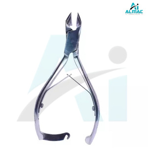 ALMAC-Pinzas para uñas de los pies de doble acción, cortadores de uñas multidiseño de acero inoxidable, mango cómodo antideslizante para pedicura, cutícula - Product Image 4