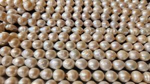 Perlas Cultivadas Redondas Lisas Blancas Naturales Sin Tratar de Primera Calidad de 8 mm, Hebras de Perlas Sueltas para la Fabricación de Joyas de Bricolaje - Product Image 2