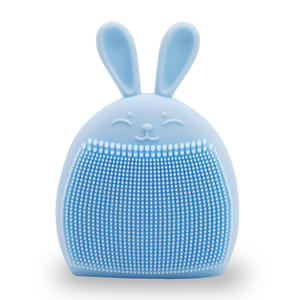 Cross-border Hot-selling Model <b>Rabbit</b> Face Wash Brush Facial Cleaning Manual Massage Cleansing Silicone Wholesale - Product Image 6