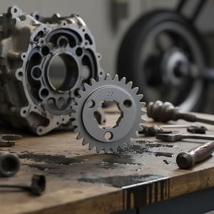 Pignon à clé Crown Z72 pour transmissions de moto - Modèle Z24 - Product Image 3