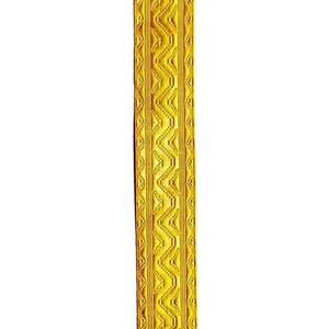 Garniture en tresse de bullion traditionnelle faite à la main de haute qualité avec couleur personnalisée, design métallique élégant pour robe de cérémonie - Product Image 4