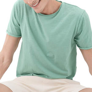 200 GSM 100% Camiseta de algodón para hombre, superventas, alta calidad, orientada a la exportación, camiseta para hombre con cuello redondo al mejor precio - Product Image 5