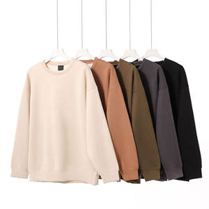 Sweat-shirt personnalisé pour homme 2026, 100 % polyester 420G, en tissu suédé polaire surdimensionné, col rond, style rétro, vierge, pour broderie, type sweat à capuche - Product Image 1