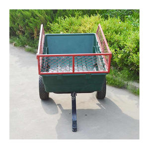 Remorque de jardinage portable pour transporter du terreau, des engrais, des semis et des outils de jardin, construction durable - Product Image 5