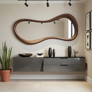 Espejo de Pared de Madera de Primera Calidad para Habitaciones de Hotel, Uso Doméstico y Decoración de Interiores Moderna Disponible a un Precio Competitivo - Product Image 3