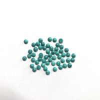 Aigue-marine synthétique certifiée IGI de qualité AAA, 3 mm, taille brillant, cabochon lisse, calibré, pour la fabrication de bijoux