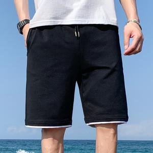 Short d'été décontracté pour hommes avec logo personnalisé OEM motif droit léger avec fermeture à la taille élastiqueExpédition DDP - Product Image 5