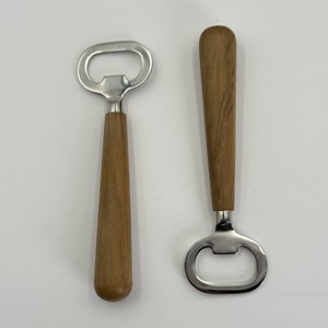 Ouvre-bouteille en bois de qualité supérieure, design élégant fait à la main, métal robuste, antirouille, longue durée de vie, idéal pour les bars, les cuisines et les boissons - Product Image 2