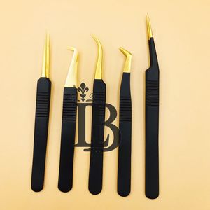 Pinces à cils de qualité supérieure, pinces à cils en vison, pinces à cils ombrées, pinces à cils en acier inoxydable, offre de logo personnalisé - Product Image 2