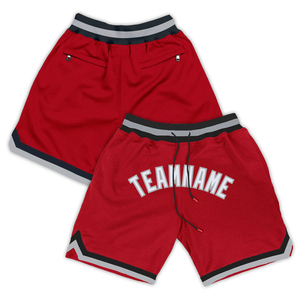 Pantalones cortos de baloncesto de verano con logotipos bordados a la moda personalizados para mujer, pantalones cortos de baloncesto personalizados BSCI de malla transpirable de secado rápido - Product Image 1