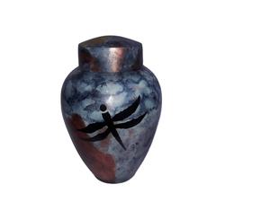 Urnes funéraires en métal de style américain uniques, de couleur bleue, de haute qualité, écologiques, avec des designs personnalisables pour les cendres humaines adultes - Product Image 5