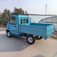 Mini camion électrique EEC 800 kg de charge utile, autonomie <100 km, poids à vide 490 kg, vitesse 45 km/h, pour la livraison de marchandises en zone rurale