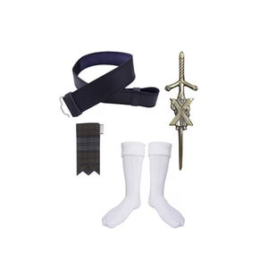 Paquete de Tartán Escocés de Lana Acrílica 100% de Primera Calidad, Hecho a Mano, para Accesorios de Instrumentos Musicales Escoceses - Product Image 6