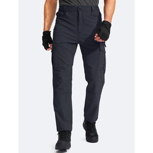 Pantalones Cargo modernos ajustados con estilo de bolsillo para hombre, ropa de calle combinada, pantalones Cargo para hombre con borde, Ofertas - Product Image 2