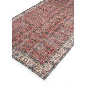 Alfombra de Lana Anudada a Mano Estilo Vintage, Patrón de Medallón Rojo y Naranja, Gran Tamaño 9x12 para Decoración de Sala de Estar, Nombre del Producto: Pae-2641 - Product Image 2