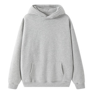 Vente en gros 2025 sweats à capuche en coton polyester unisexe avec impression de logo personnalisé nouveaux sweats à capuche blancs brodés pour hommes hiver couleur unie - Product Image 4
