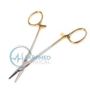 Porte-aiguilles manuels en acier inoxydable avec logo personnalisé - Instruments chirurgicaux réutilisables légers certifiés CE ISO pour la chirurgie générale - Product Image 3