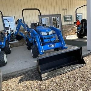 Tracteur de jardin LS de qualité industrielle, tondeuse autoportée 2 temps 24V avec chargeur frontal et pelle arrière et bac de ramassage, Tracteur LS Grade - Product Image 2