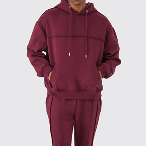 ซื้อชุดเซ็ตเสื้อโปโลแขนยาวคอซิป 2 ชิ้น สไตล์ลำลองสำหรับผู้ชาย ผ้าเทอร์รี่ แห้งเร็ว ผลิตจากโพลีเอสเตอร์/คอตตอน - Product Image 2