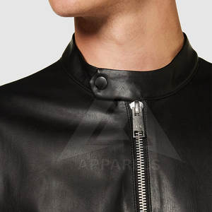 2025 Venta directa de fábrica Ropa Chaqueta de cuero para hombres Chaqueta de cuero hecha a medida alta Chaqueta de cuero baja - Product Image 4