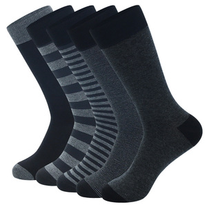 Wholesale Classic Casual Summer Office Man Business <b>Black</b> Crew High Quality <b>Men</b> Cotton <b>Socks</b> Cuff Dress <b>Socks</b> - Product Image 2