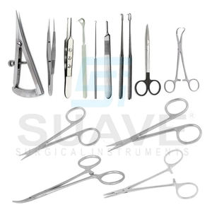Juego de 14 piezas de alta calidad de instrumentos de cirugía plástica instrumentos quirúrgicos de blefaroplastia de SUAVE SURGICAL INSTRUMNETS - Product Image 1