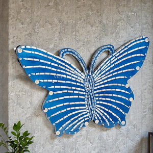 Figurine artisanale en nacre de papillon, incrustation artistique de coquillages, décoration d'intérieur, accent provenant du Vietnam - Product Image 1