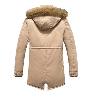 Veste parka pour homme, vente chaude, respirante, imperméable, d'hiver, d'extérieur, à capuche, coupe-vent, fermeture éclair, grande taille - Product Image 6
